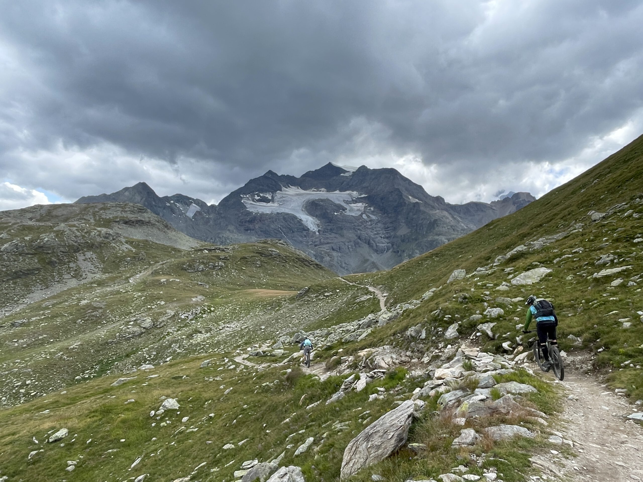 Alpencross Lermoos Comer See mit dem E MTB