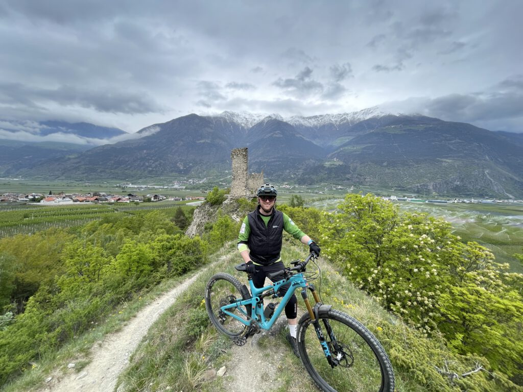 Michaque Kaiser von mtb-moments.de im Vinschgau Südtirol