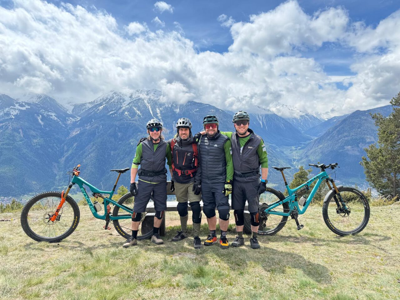 Mountainbike Trail-Wochenende im Vinschgau Tobias Turba Mark Saur Michaque Kaiser & Oliver Thum