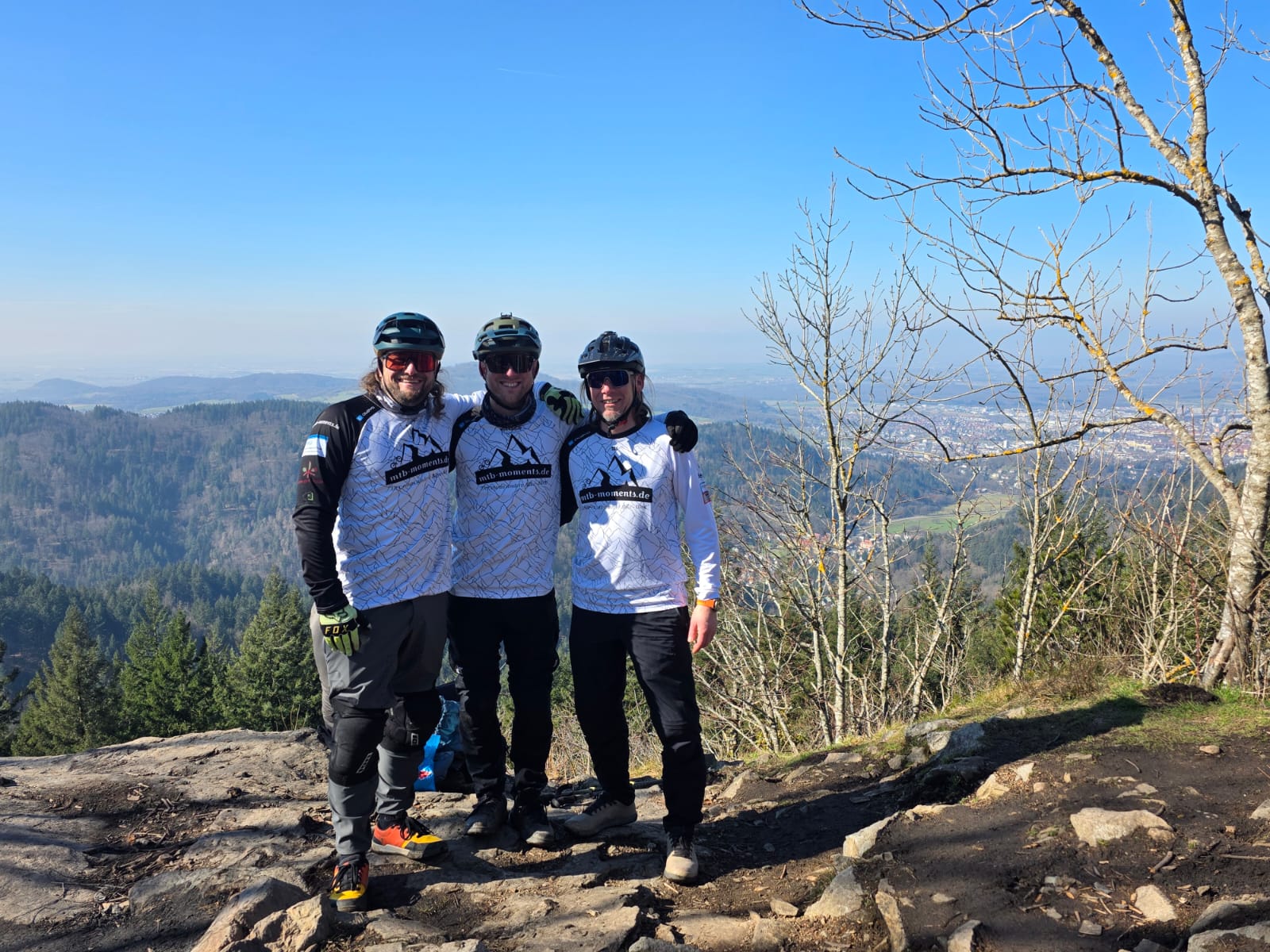 Freiburg das Mountainbike-Paradies Michaque Kaiser, Mark und Oli